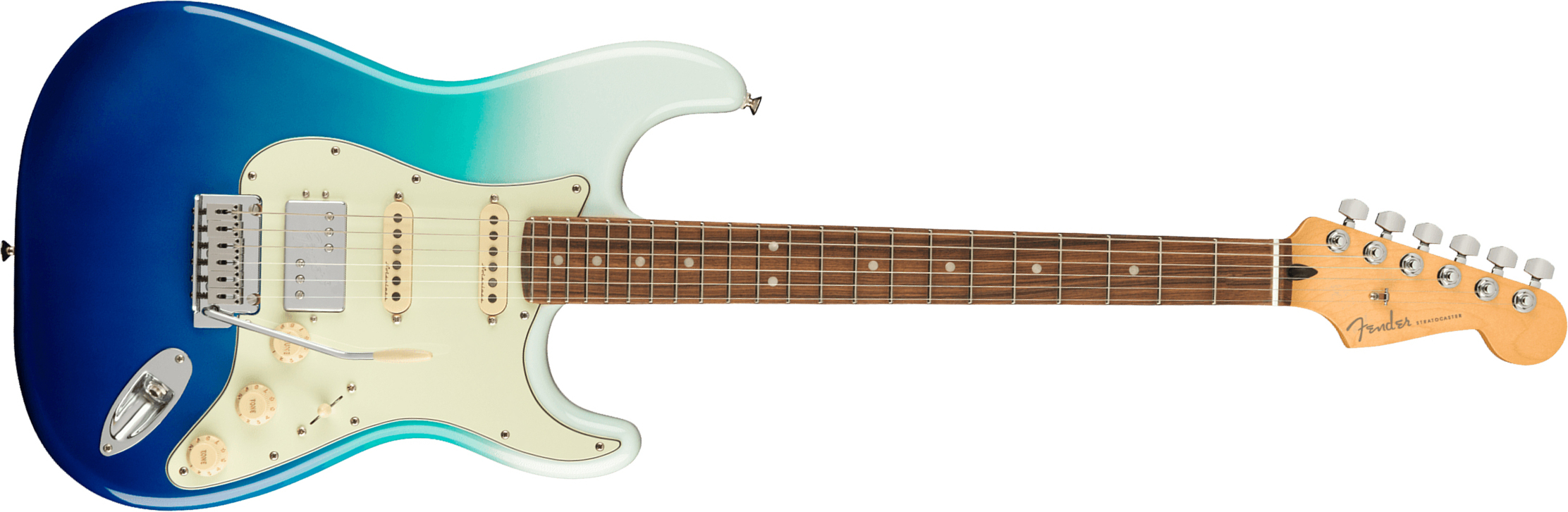 Fender Strat Player Plus Mex Hss Trem Pf - Belair Blue - E-Gitarre in Str-Form - Main picture