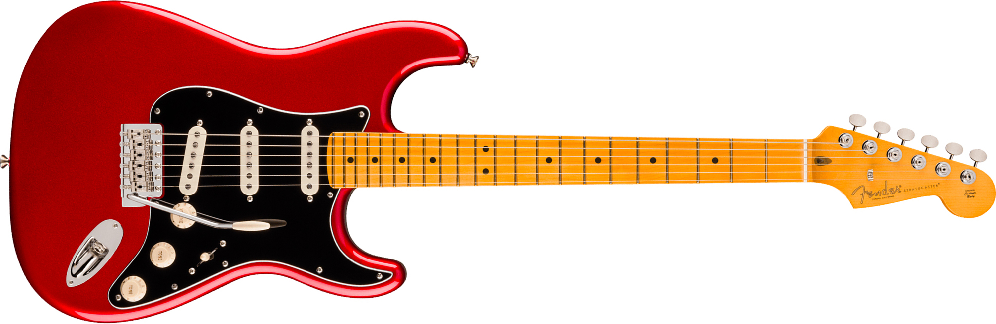 Fender Strat Silent System American Pro. Classic Ltd Usa 3s Trem Mn - Candy Apple Red - E-Gitarre in Str-Form - Main picture