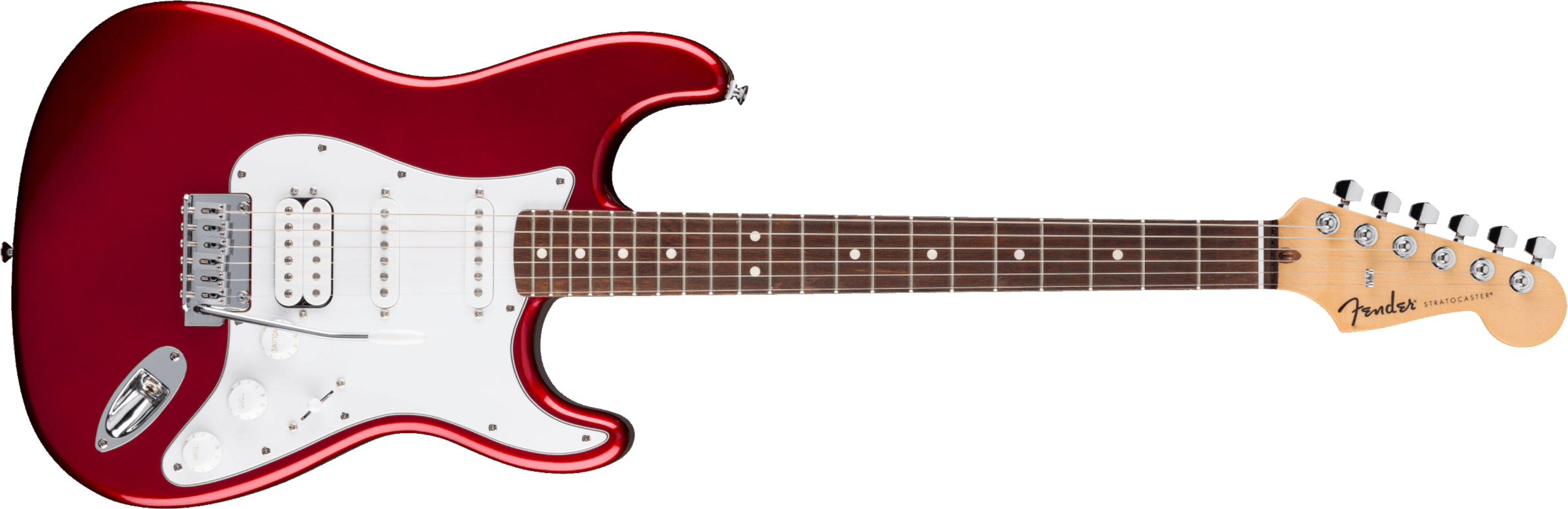 Fender Strat Standard Hss Trem Lau - Candy Cola - E-Gitarre in Str-Form - Main picture