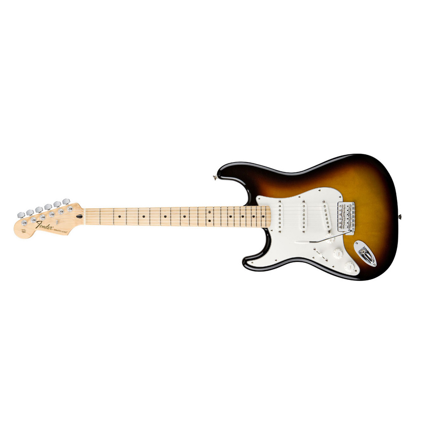 Fender Strat Standard Lh Mex Gaucher Mn - Brown Sunburst - E-Gitarre für Linkshänder - Main picture