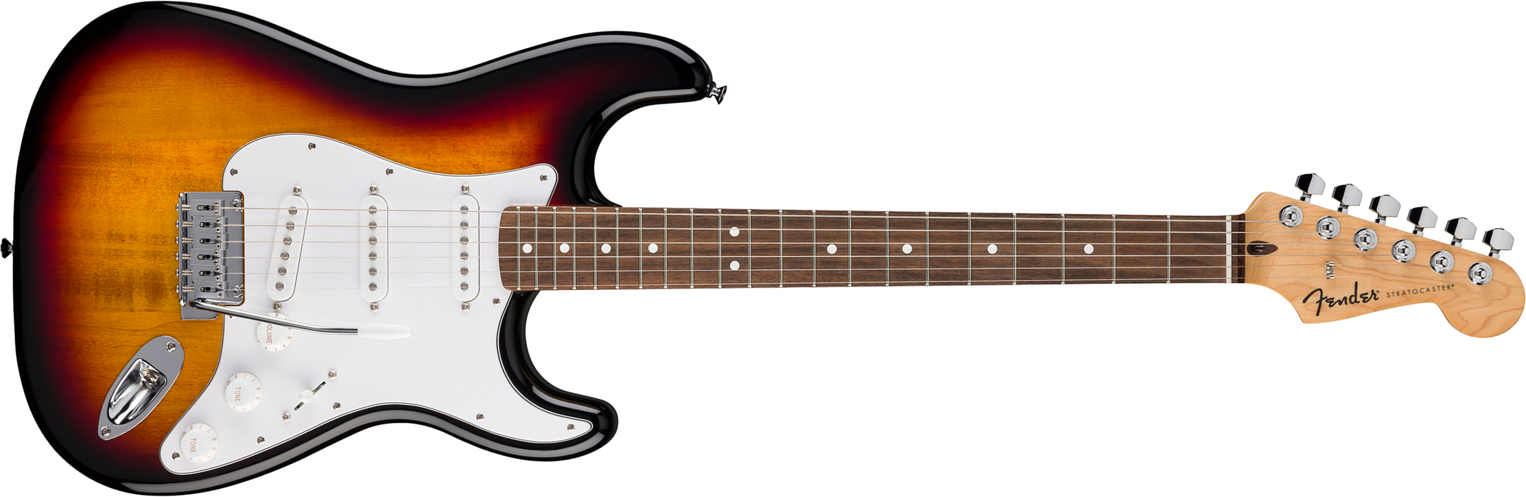 Fender Strat Standard Mex 3s Trem Lau - 3-color Sunburst - E-Gitarre in Str-Form - Main picture