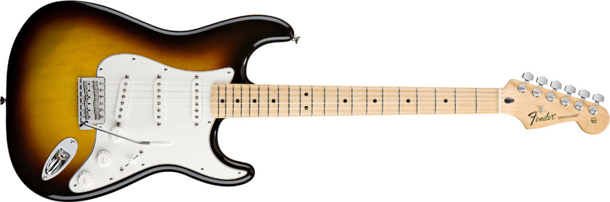 Fender Strat Standard Mex Sss Mn - Brown Sunburst - E-Gitarre in Str-Form - Main picture