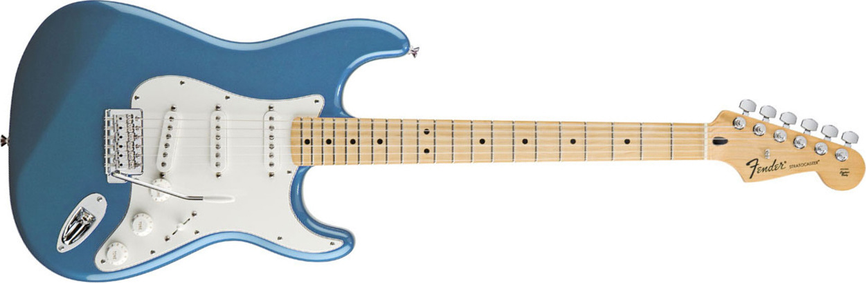 Fender Strat Standard Mex Sss Mn - Lake Placid Blue - E-Gitarre in Str-Form - Main picture