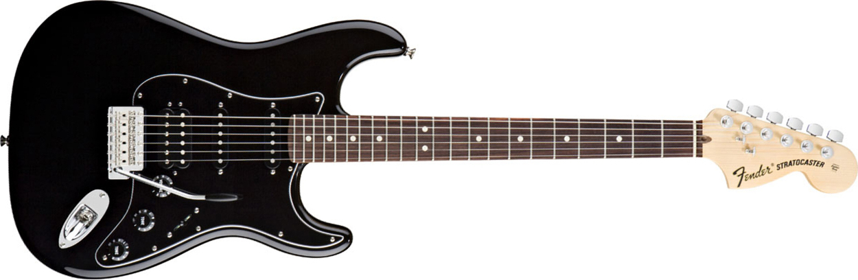 Fender Strat Usa American Special Hss Rw Black - E-Gitarre in Str-Form - Main picture