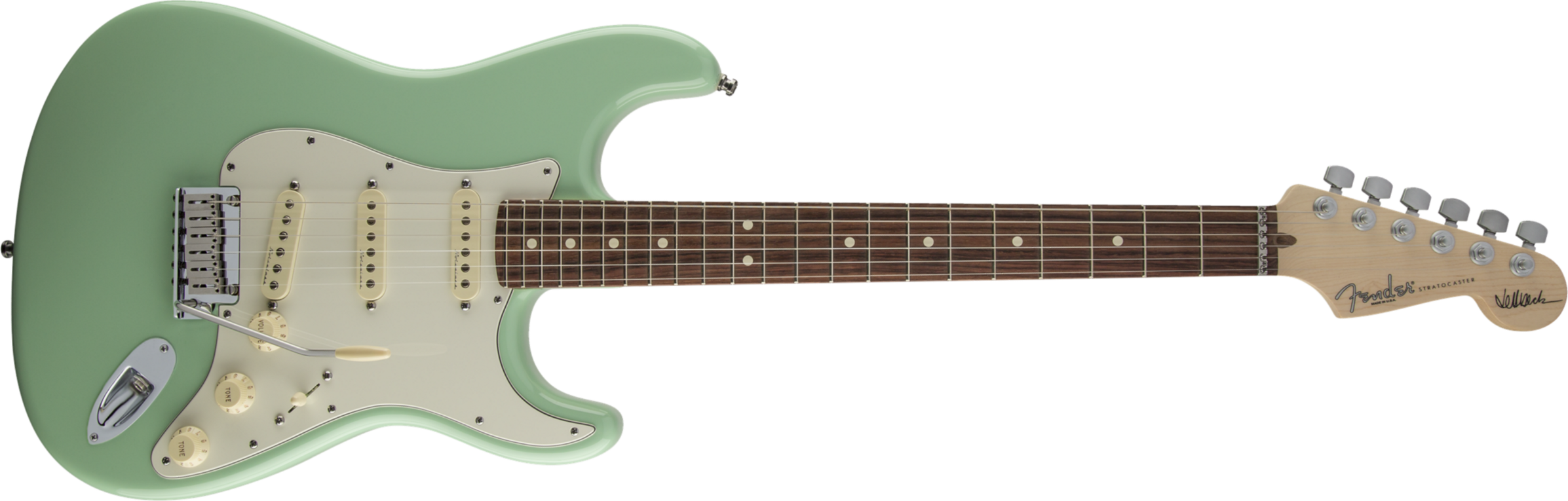 Fender Stratocaster Jeff Beck - Surf Green - E-Gitarre in Str-Form - Main picture