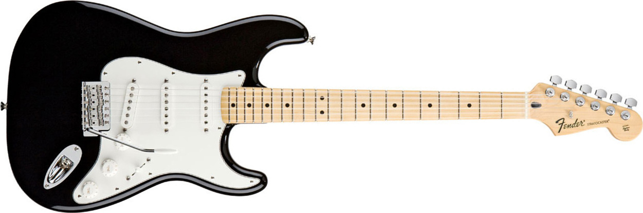 Fender Strat Mexican Standard 2011 3s Mn Black - E-Gitarre in Str-Form - Main picture