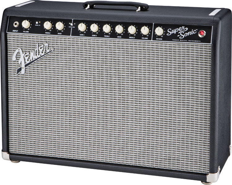 Fender Super Sonic 22w 1x12 Black Pepper - Combo für E-Gitarre - Main picture