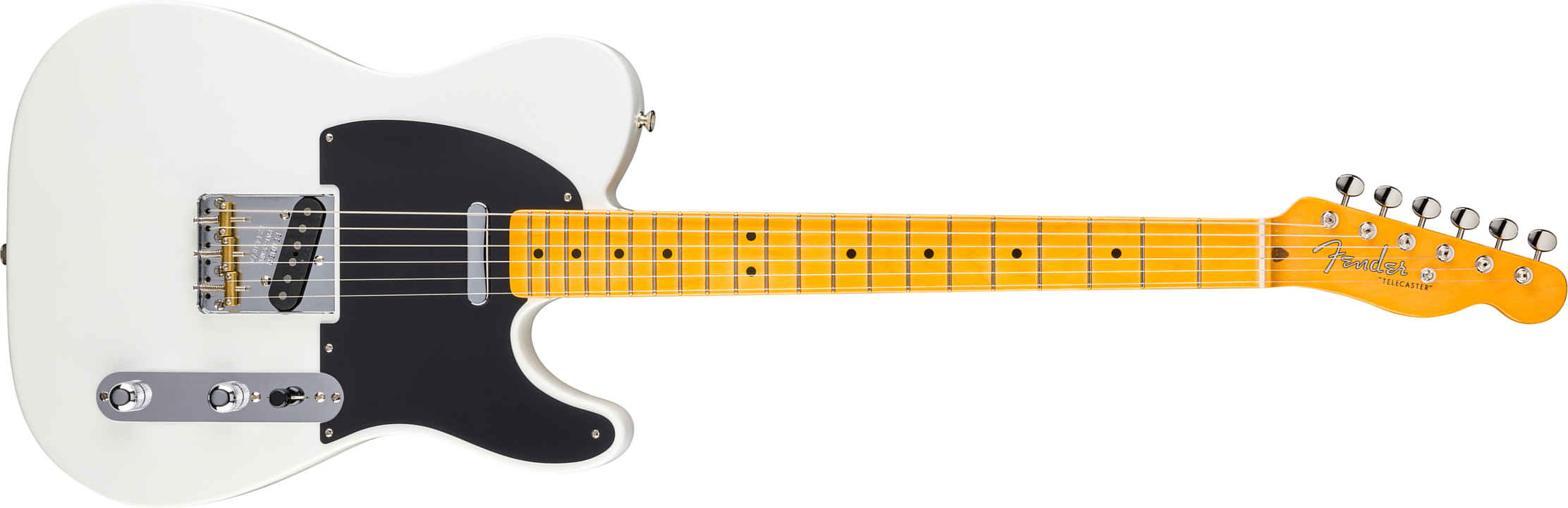 Fender Tele 1952 American Vintage Ii Ltd Usa 2s Ht Mn - Prototype White - E-Gitarre in Teleform - Main picture
