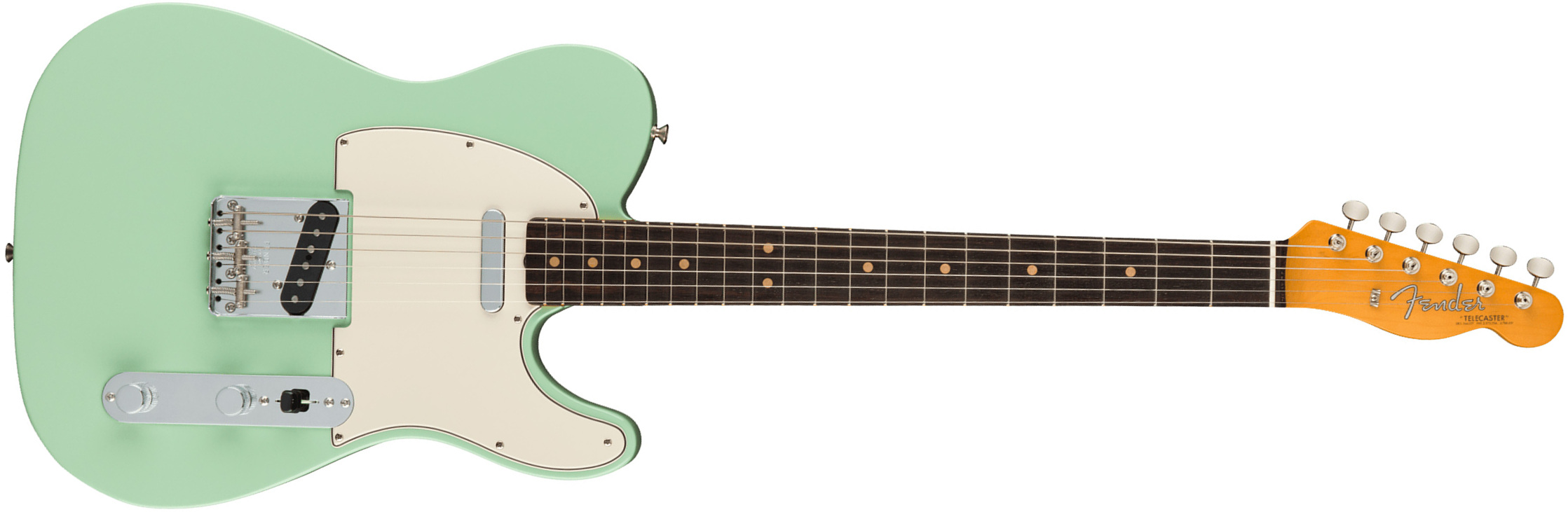 Fender Tele 1963 American Vintage Ii Usa 2s Ht Rw - Surf Green - E-Gitarre in Teleform - Main picture