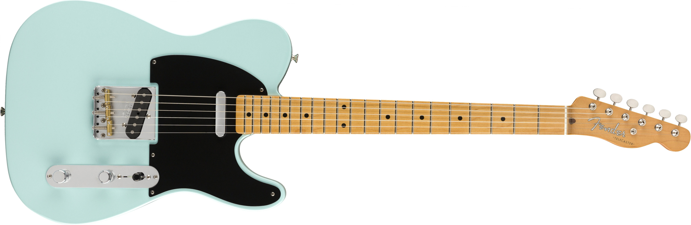 Fender Tele 50s Vintera Modified Mex Mn - Daphne Blue - E-Gitarre in Teleform - Main picture
