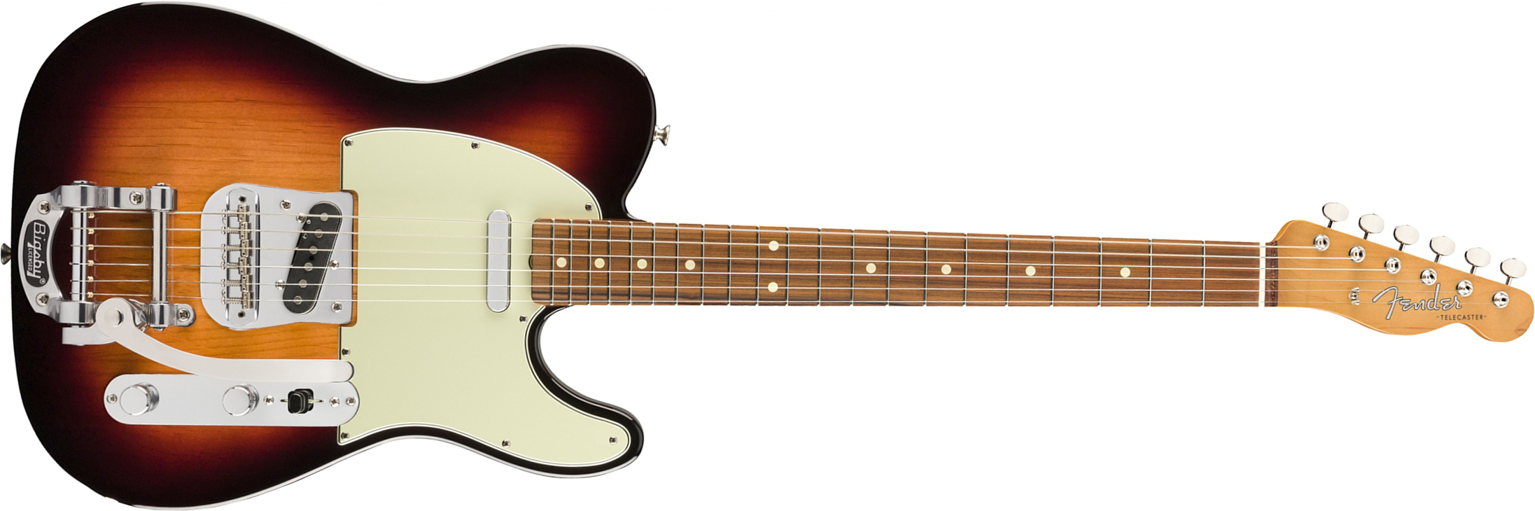 Fender Tele 60s Bigsby Vintera Vintage Mex Pf - 3-color Sunburst - E-Gitarre in Teleform - Main picture