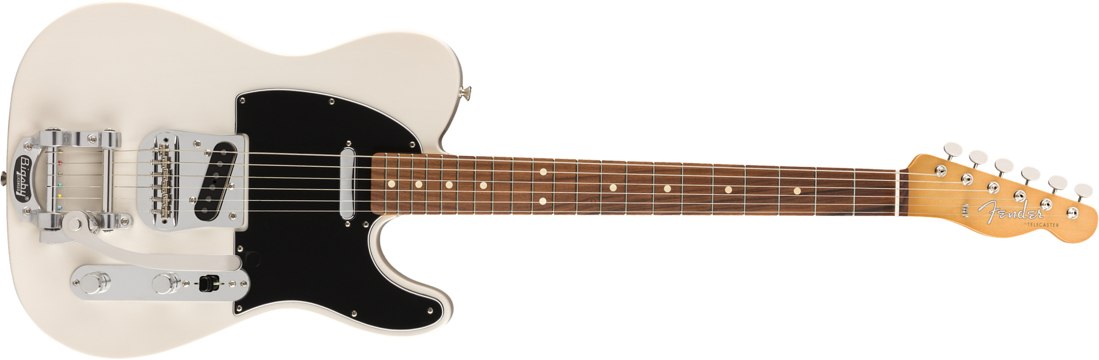 Fender Tele 60s Bigsby Vintera Vintage Mex Pf - White Blonde - E-Gitarre in Teleform - Main picture
