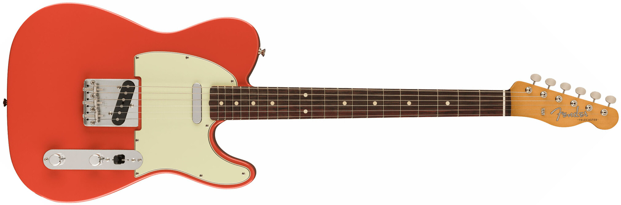 Fender Tele 60s Vintera 2 Mex 2s Ht Rw - Fiesta Red - E-Gitarre in Teleform - Main picture