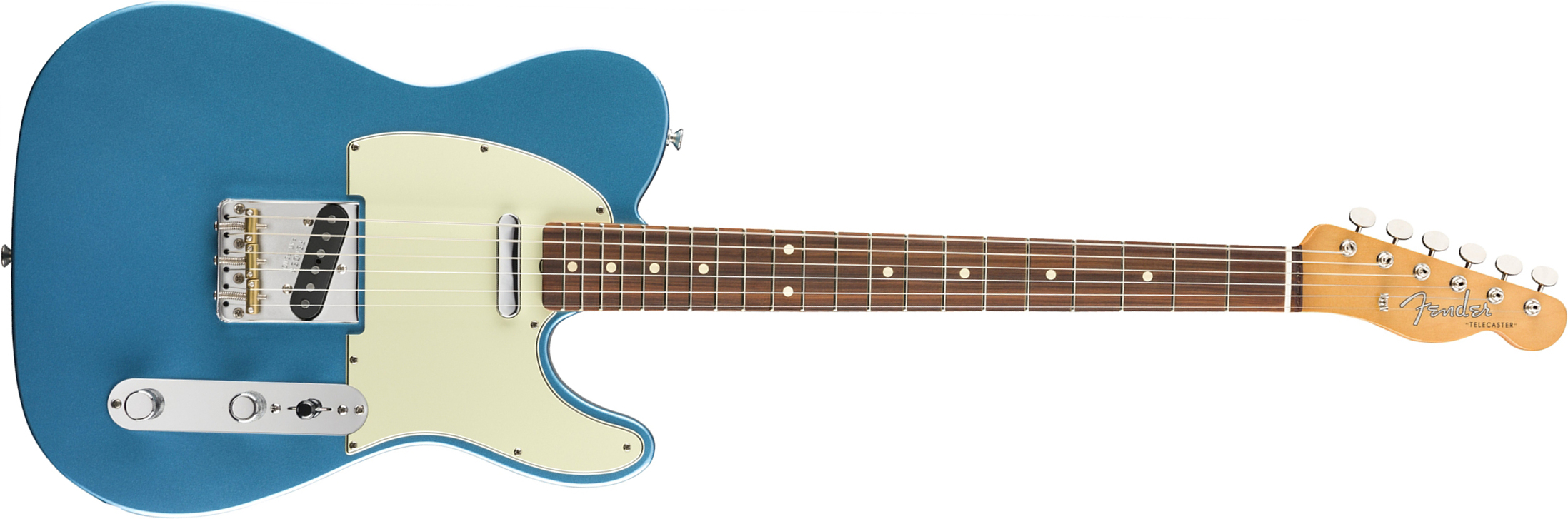 Fender Tele 60s Vintera Modified Mex Pf - Lake Placid Blue - E-Gitarre in Teleform - Main picture