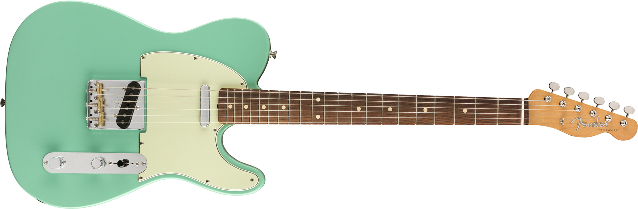 Fender Tele 60s Vintera Modified Mex Pf - Seafoam Green - E-Gitarre in Teleform - Main picture