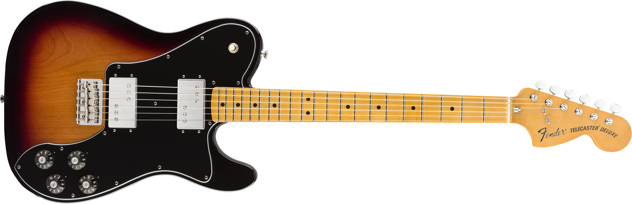 Fender Tele 70s Deluxe Vintera Vintage Mex Mn - 3-color Sunburst - E-Gitarre in Teleform - Main picture