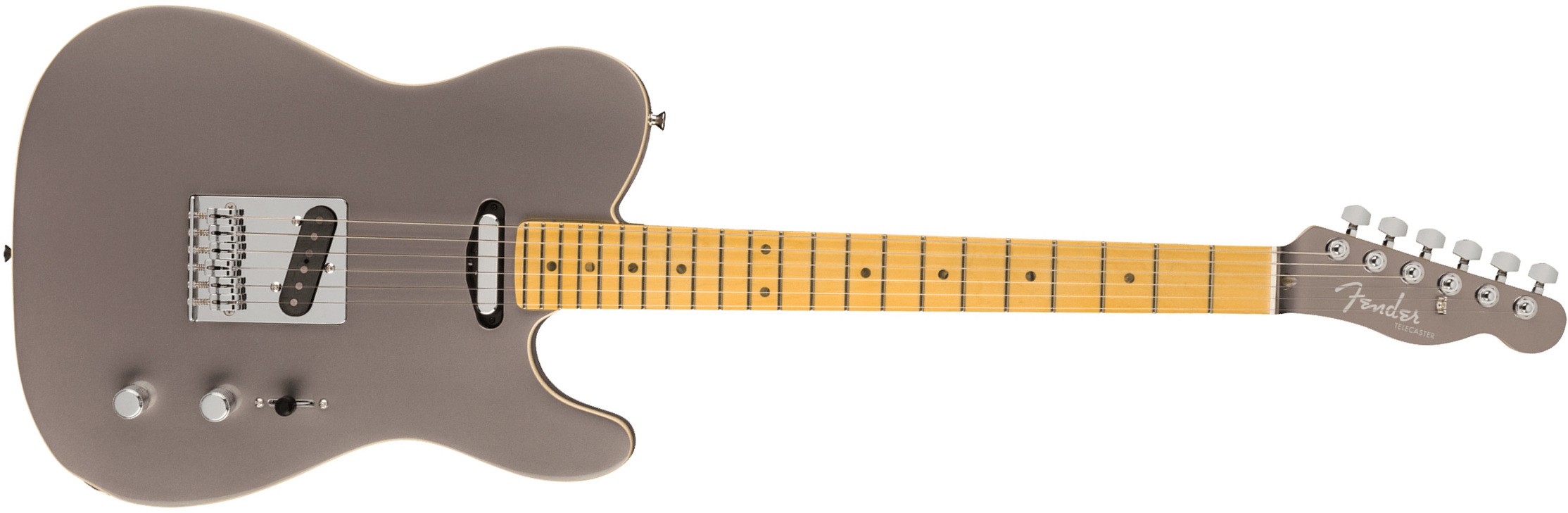 Fender Tele Aerodyne Special Jap 2s Ht Mn - Dolphin Gray Metallic - E-Gitarre in Teleform - Main picture