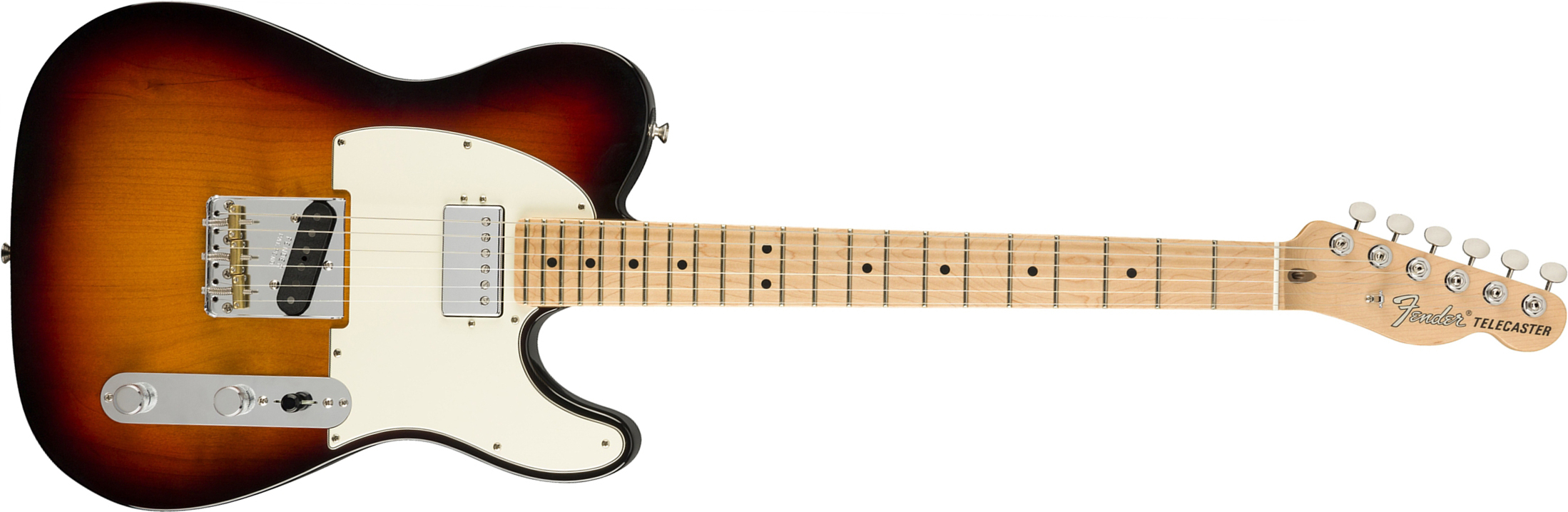 Fender Tele American Performer Hum Usa Sh Mn - 3-color Sunburst - E-Gitarre in Teleform - Main picture