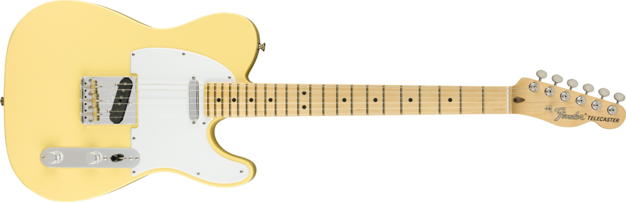 Fender Tele American Performer Usa Mn - Vintage White - E-Gitarre in Teleform - Main picture