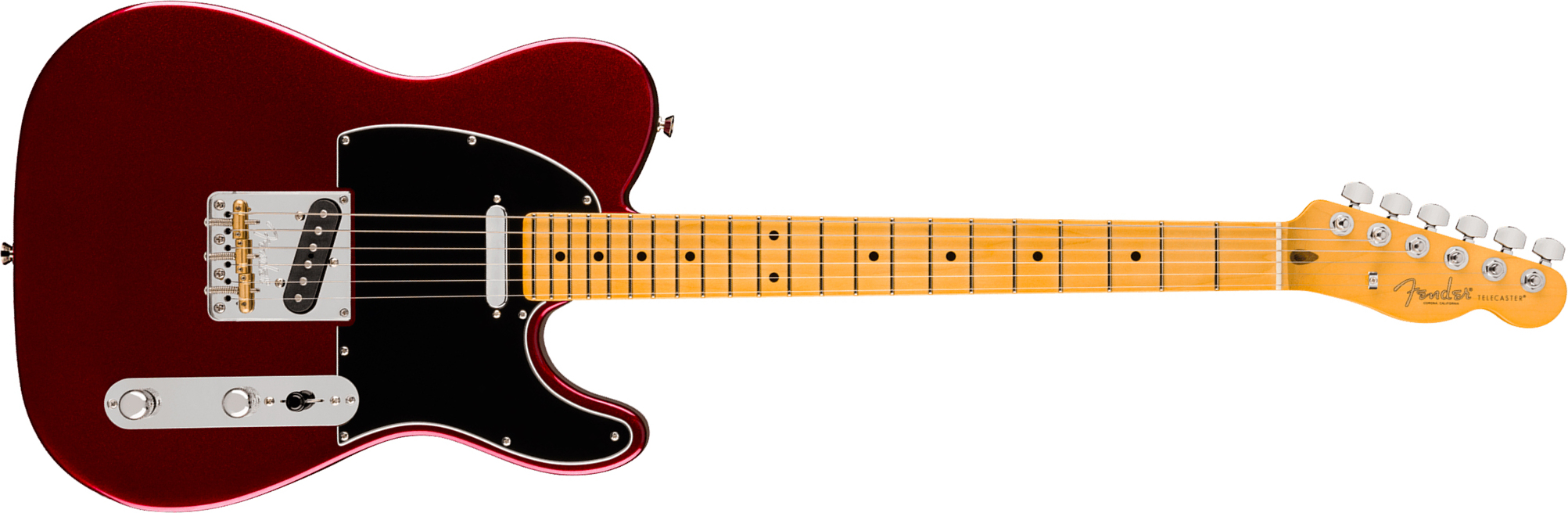 Fender Tele American Pro. Usa  2s Ht Mn - Oxblood - E-Gitarre in Teleform - Main picture