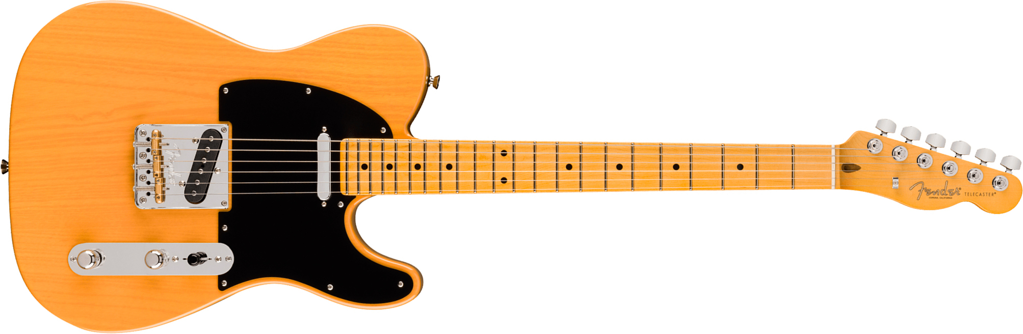 Fender Tele American Pro. Usa  2s Ht Mn - Butterscotch Blonde - E-Gitarre in Teleform - Main picture