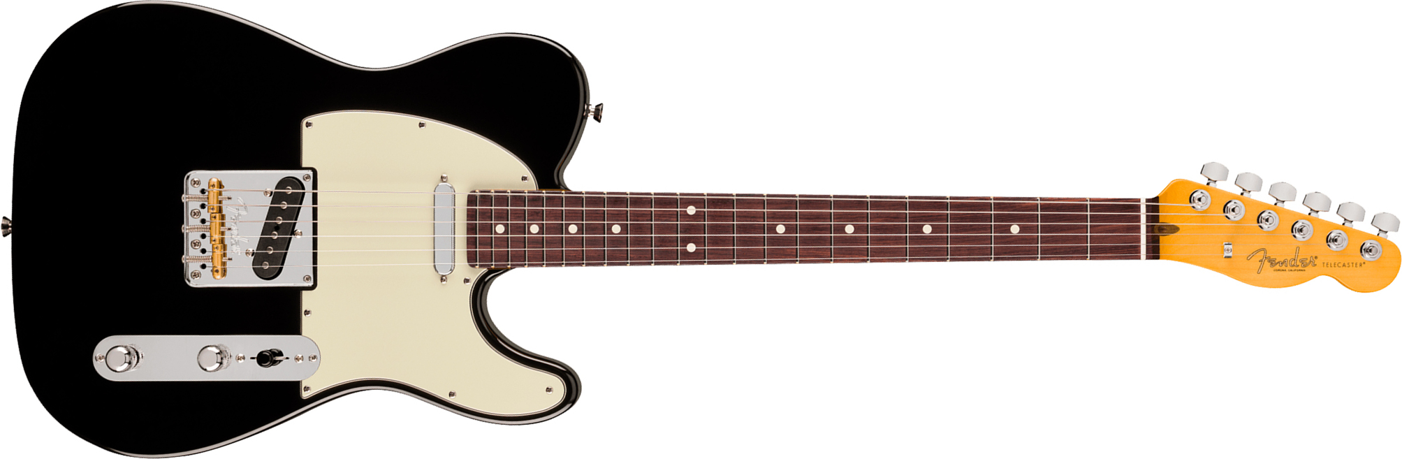 Fender Tele American Pro. Usa  2s Ht Rw - Black - E-Gitarre in Teleform - Main picture
