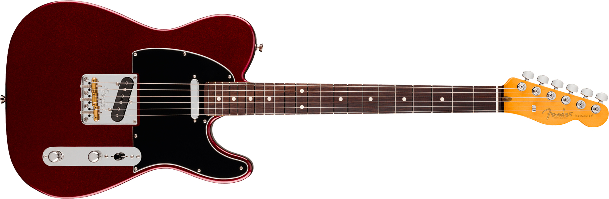 Fender Tele American Pro. Usa  2s Ht Rw - Oxblood - E-Gitarre in Teleform - Main picture