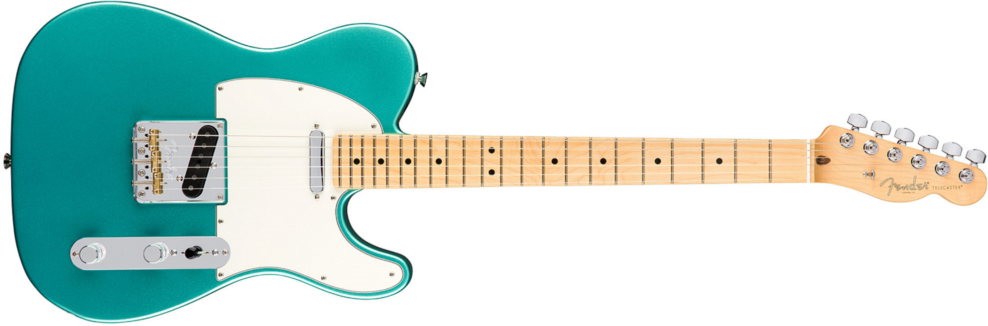 Fender Tele American Professional 2s Usa Mn - Mystic Seafoam - E-Gitarre in Teleform - Main picture