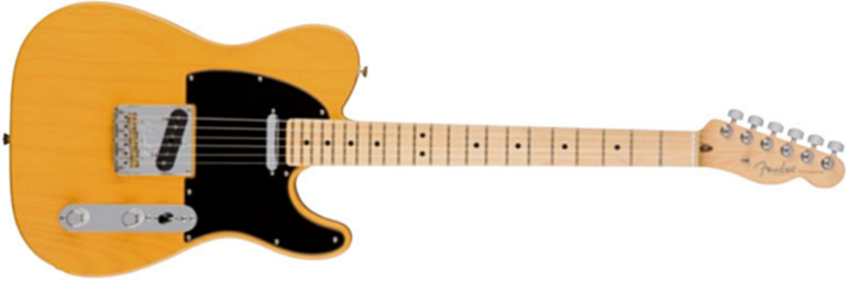 Fender Tele American Professional 2s Usa Mn - Butterscotch Blonde - E-Gitarre in Teleform - Main picture