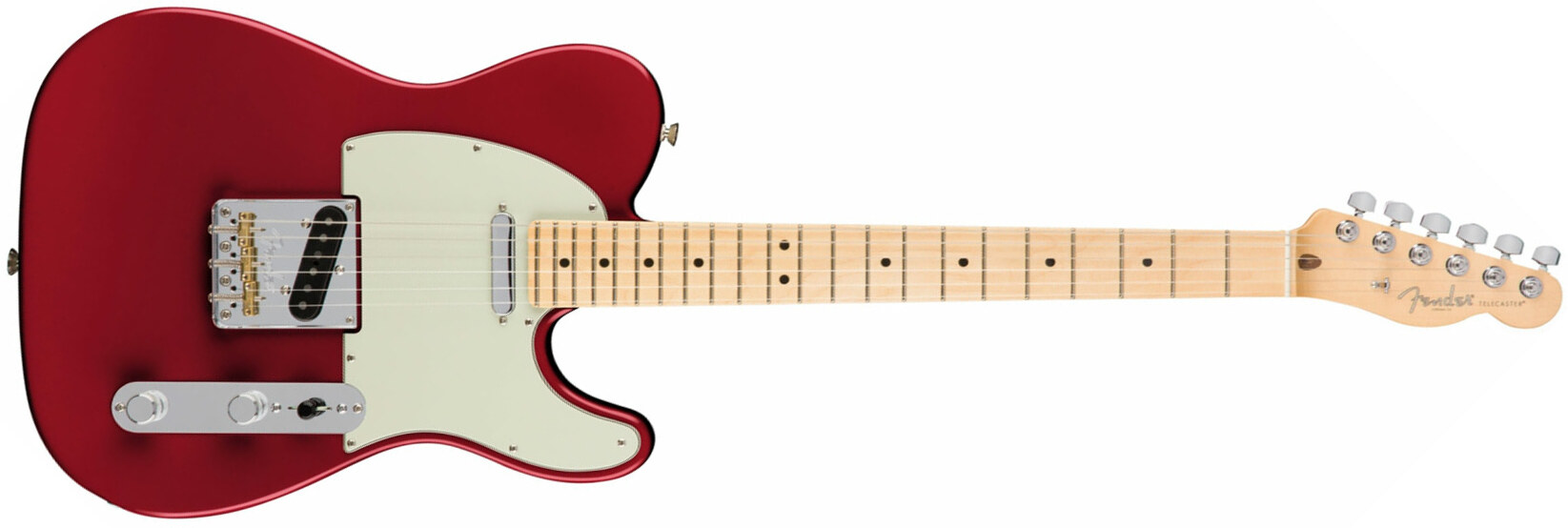 Fender Tele American Professional 2s Usa Mn - Candy Apple Red - E-Gitarre in Teleform - Main picture