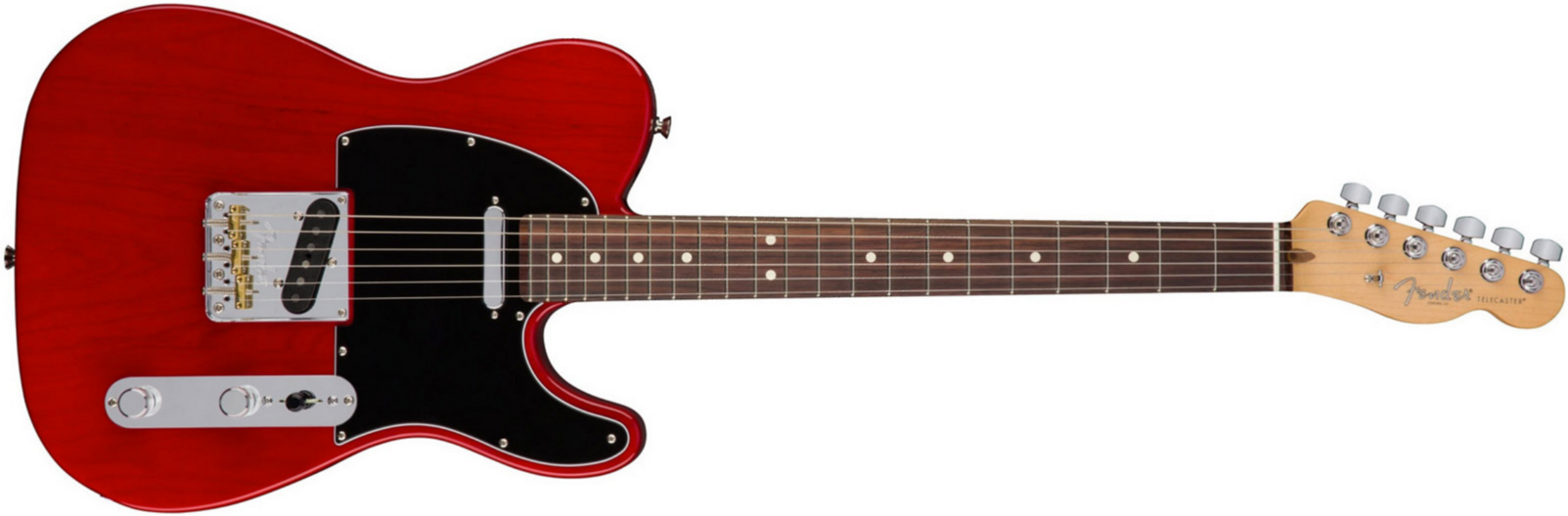Fender Tele American Professional 2s Usa Rw - Crimson Red Transparent - E-Gitarre in Str-Form - Main picture