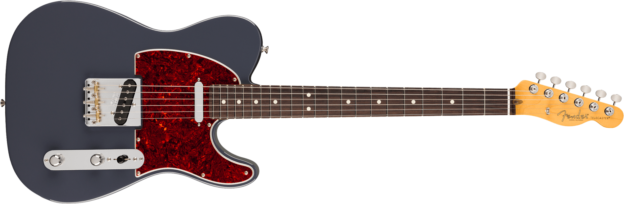 Fender Tele American Professional Classic Usa 2s Ht Rw - Faded Black - E-Gitarre in Teleform - Main picture