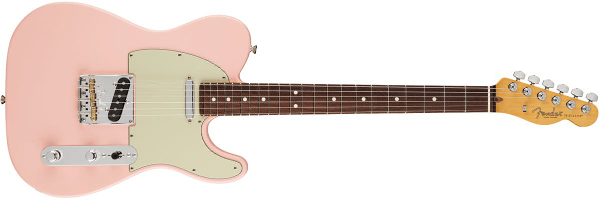 Fender Tele American Professional Ii Ltd Usa Rw - Shell Pink - E-Gitarre in Teleform - Main picture