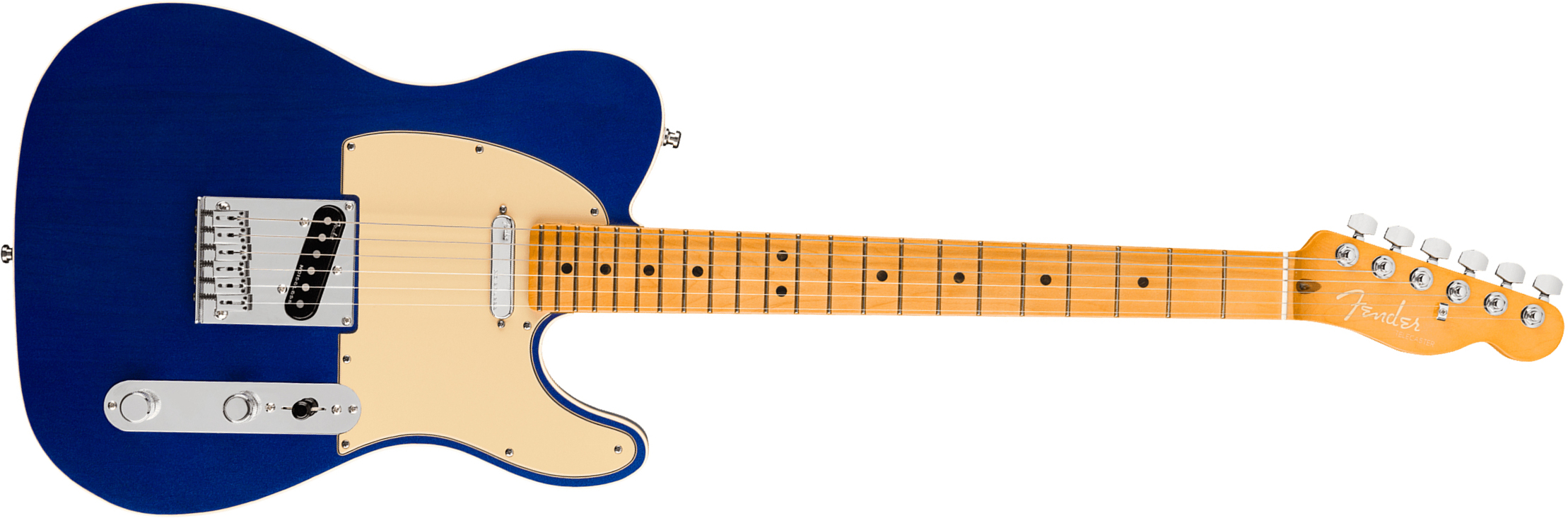 Fender Tele American Ultra 2019 Usa Mn - Cobra Blue - E-Gitarre in Teleform - Main picture