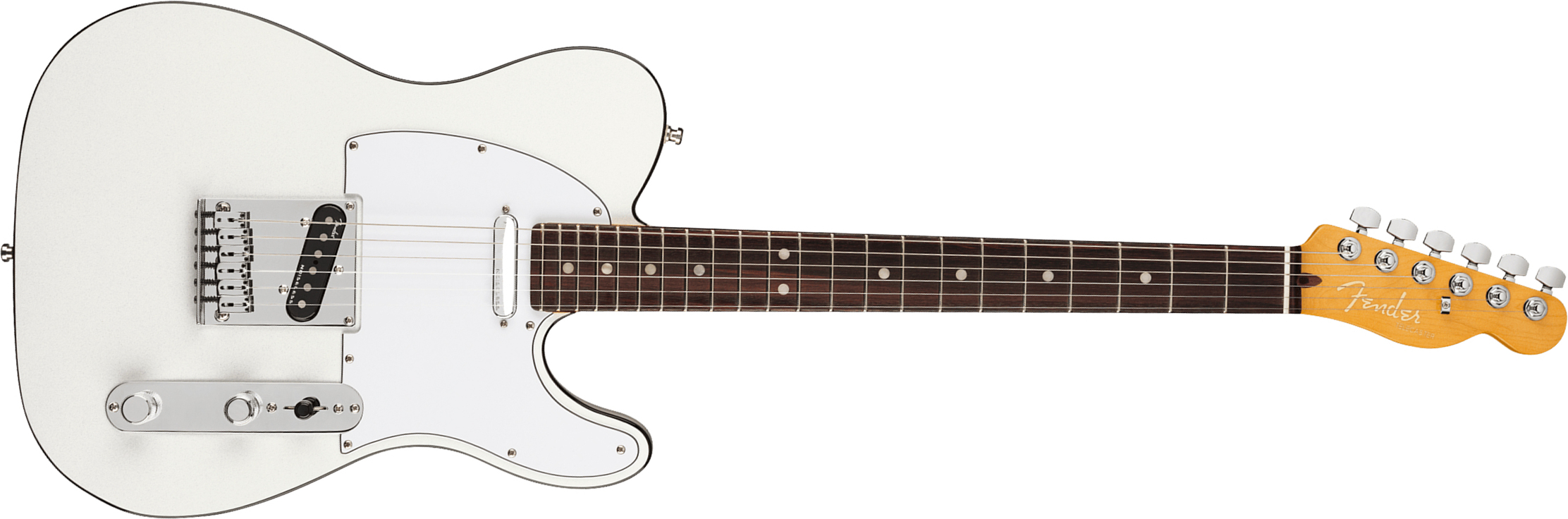 Fender Tele American Ultra 2019 Usa Rw - Arctic Pearl - E-Gitarre in Teleform - Main picture