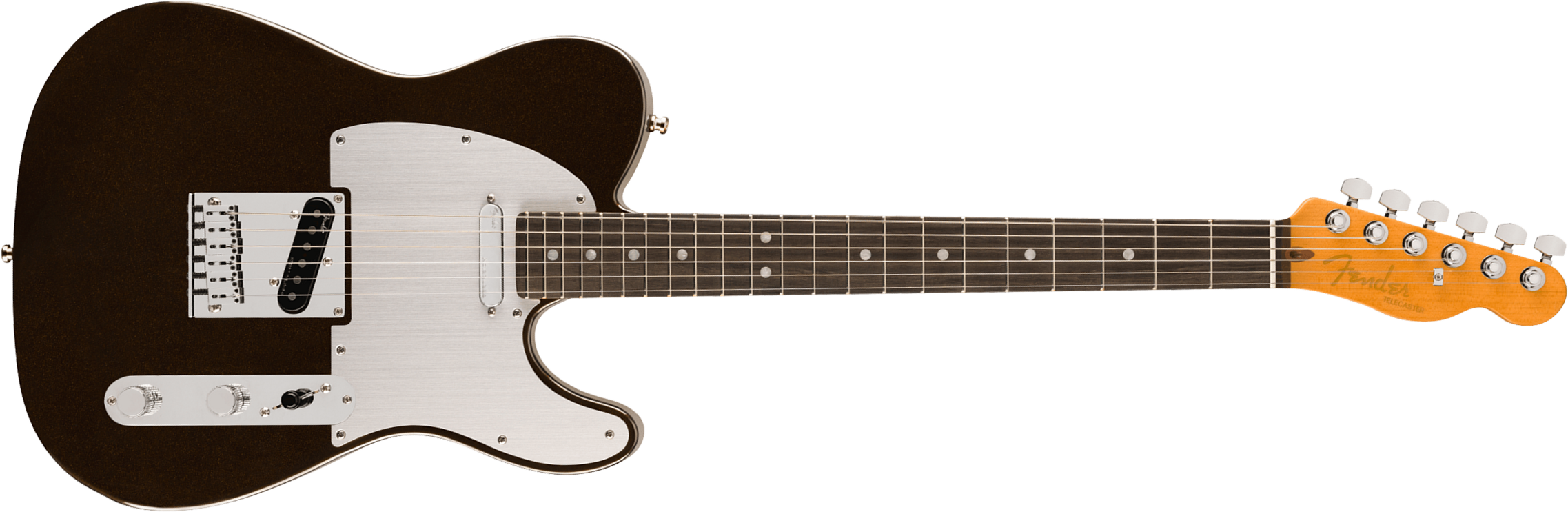 Fender Tele American Ultra Ii Usa 2s Ht Eb - Texas Tea - E-Gitarre in Str-Form - Main picture