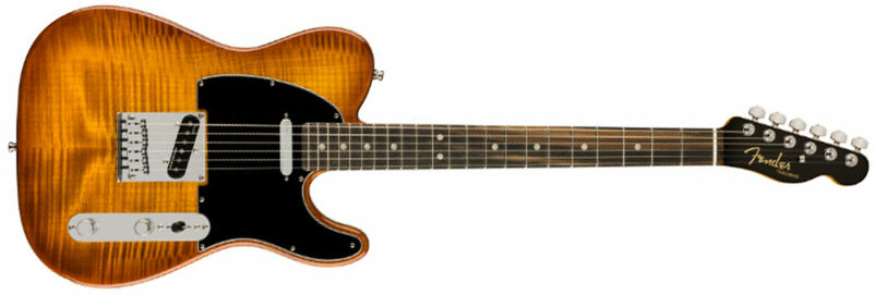 Fender Tele American Ultra Ltd Usa 2s Ht Eb - Tiger's Eye - E-Gitarre in Teleform - Main picture
