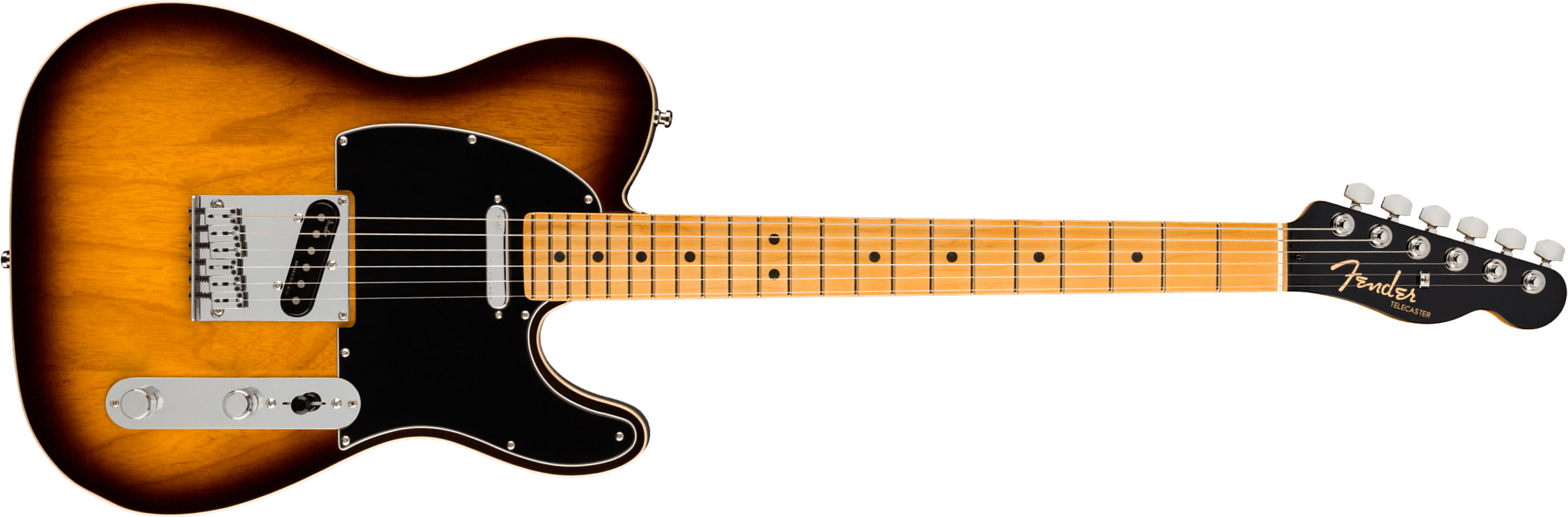 Fender Tele American Ultra Luxe Usa Mn +etui - 2-color Sunburst - E-Gitarre in Teleform - Main picture