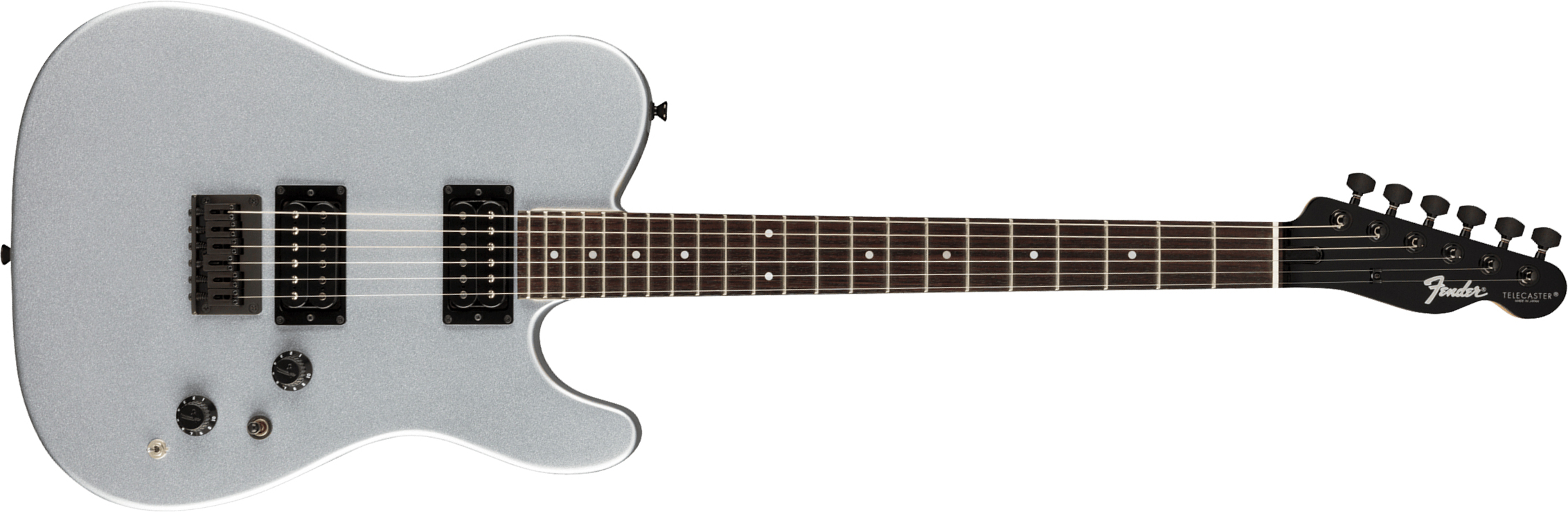 Fender Tele Boxer Hh Jap 2h Ht Rw +housse - Inca Silver - E-Gitarre in Teleform - Main picture