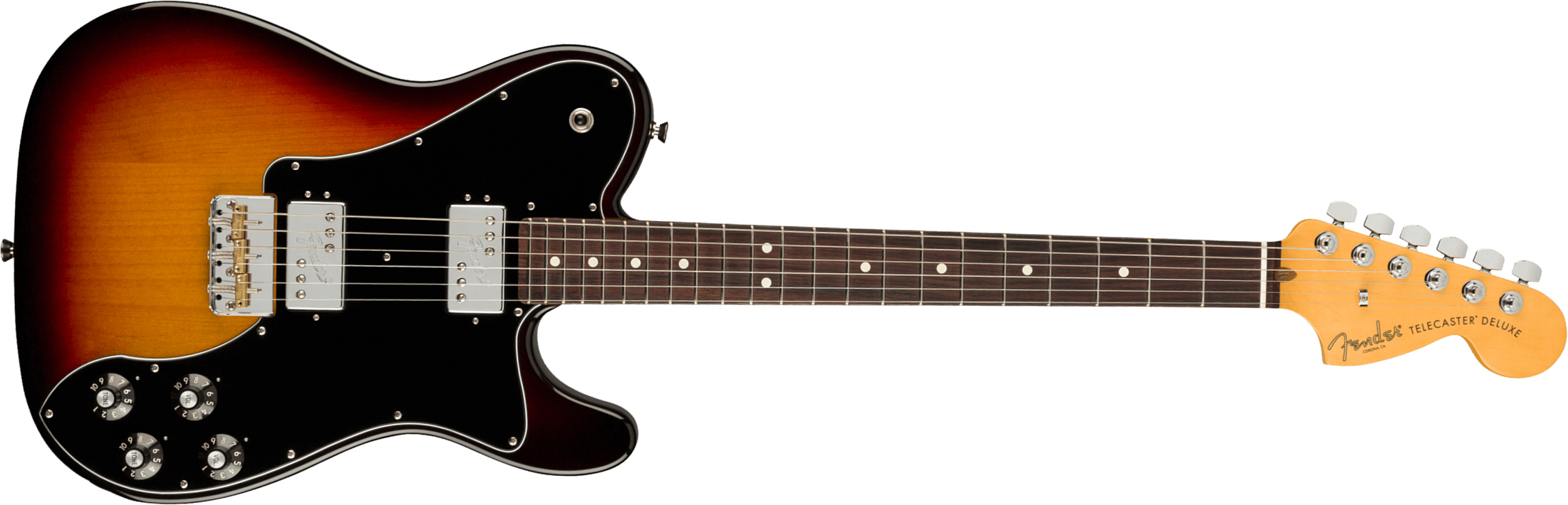 Fender Tele Deluxe American Professional Ii Usa Rw - 3-color Sunburst - E-Gitarre in Teleform - Main picture
