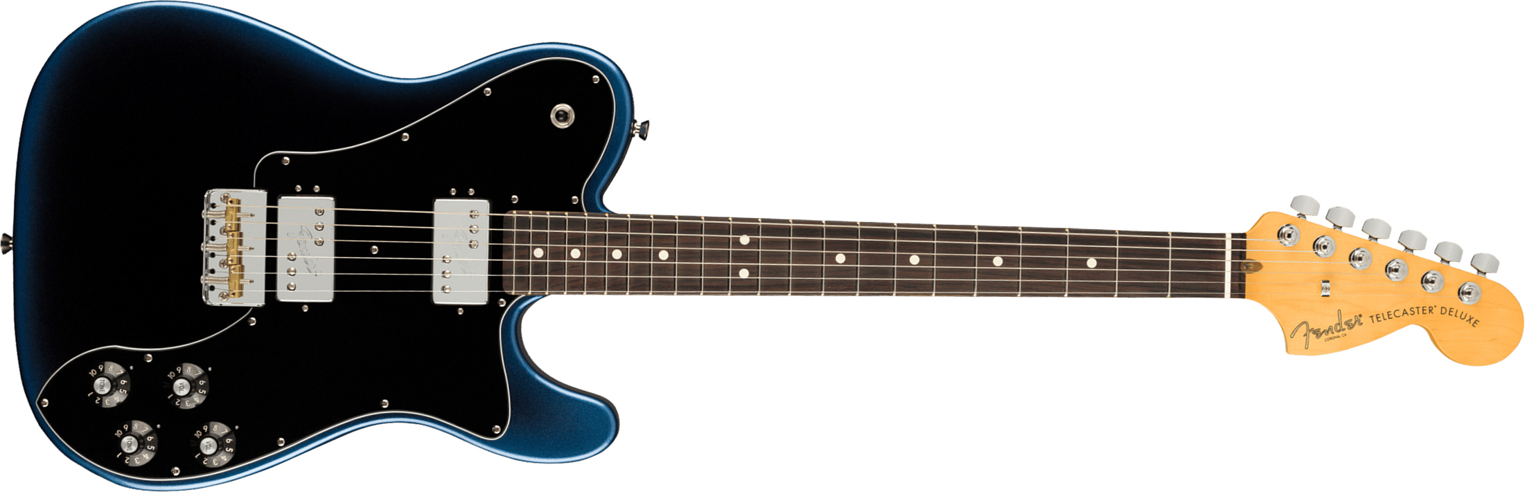 Fender Tele Deluxe American Professional Ii Usa Rw - Dark Night - E-Gitarre in Teleform - Main picture