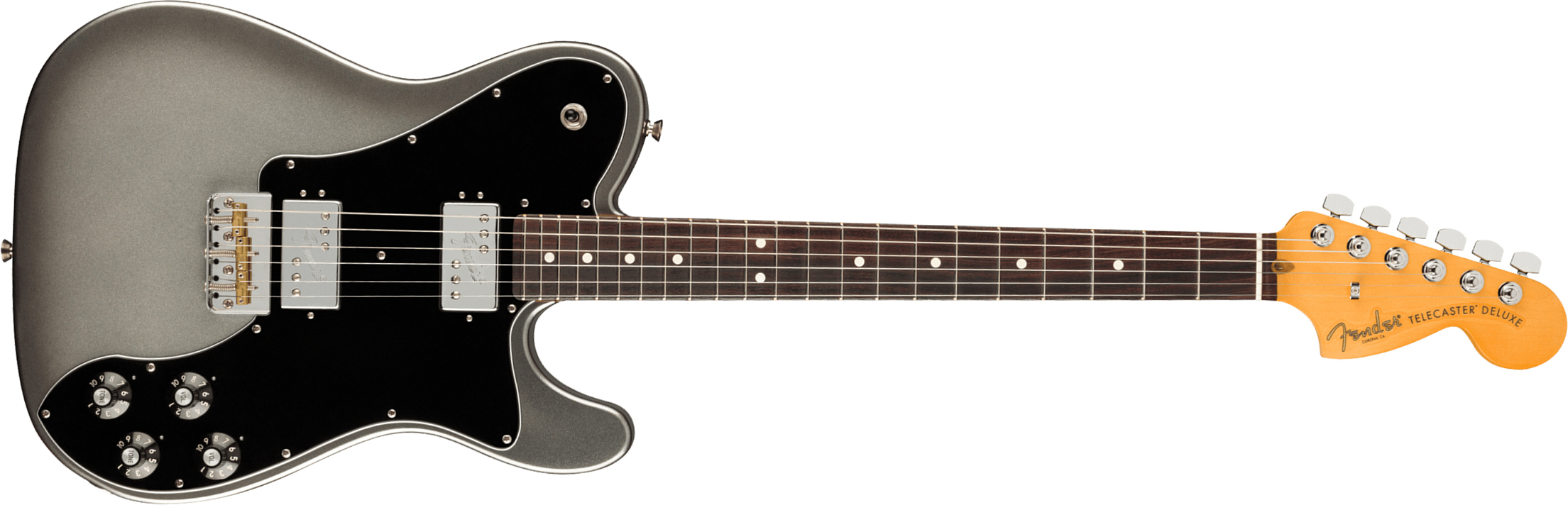 Fender Tele Deluxe American Professional Ii Usa Rw - Mercury - E-Gitarre in Teleform - Main picture
