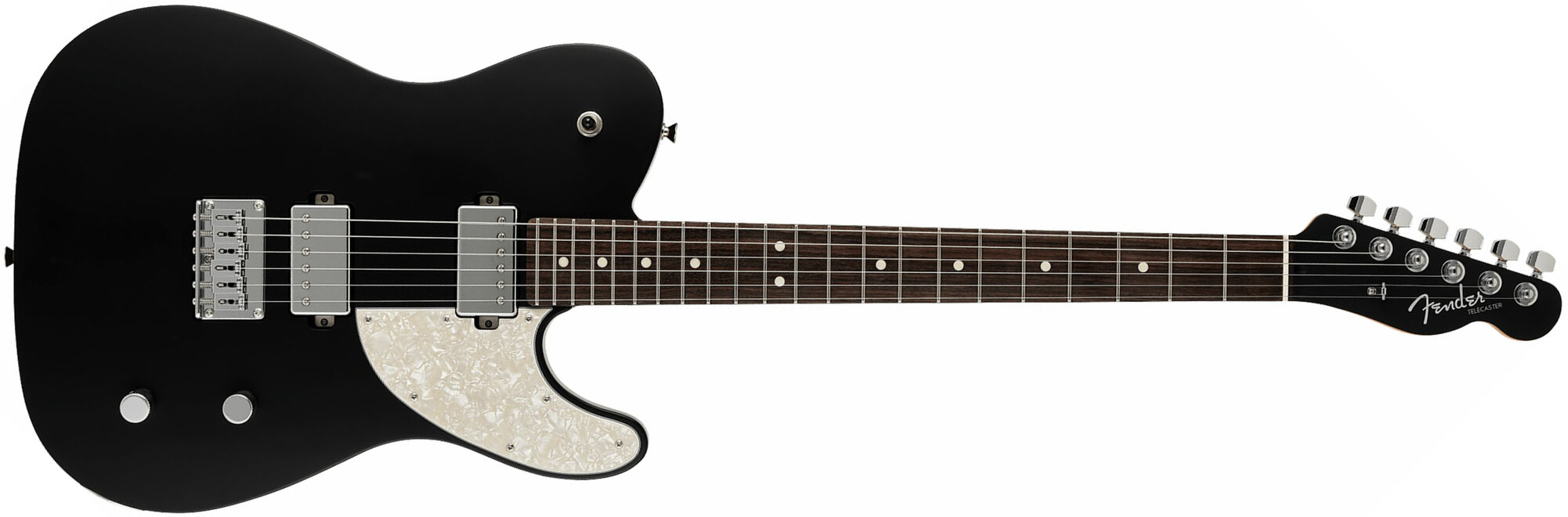 Fender Tele Elemental Mij Jap 2h Ht Rw - Stone Black - E-Gitarre in Teleform - Main picture