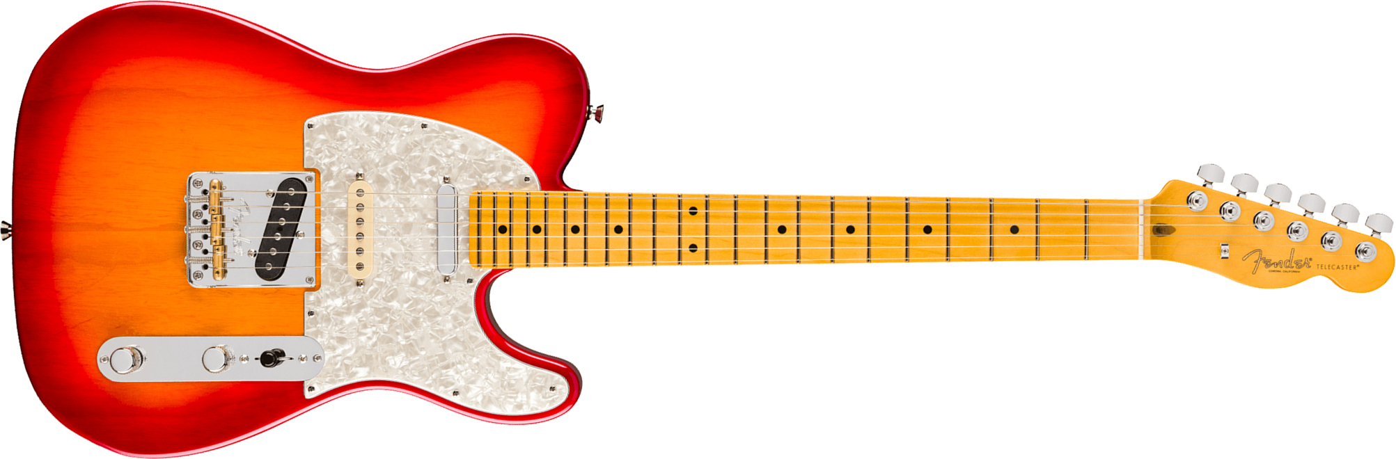Fender Tele Hot Shot American Pro. Usa  2s Ht Mn - Aged Cherry Burst - E-Gitarre in Teleform - Main picture