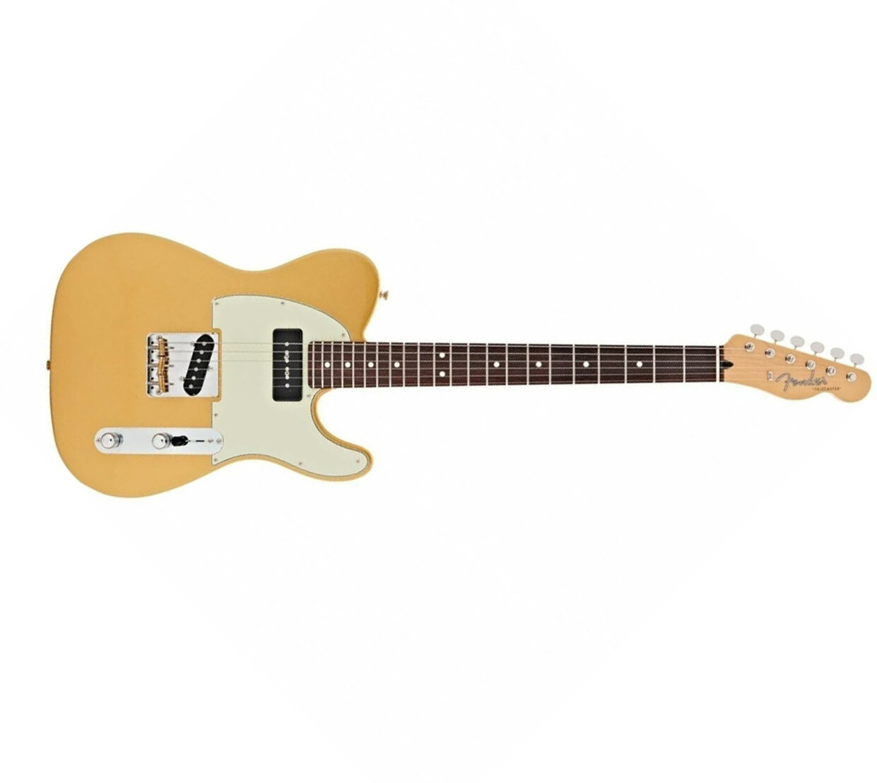 Fender Tele Hybrid Ii 90 Mij Jap S/p90 Ht Rw - Mystic Aztec Gold - E-Gitarre in Teleform - Main picture