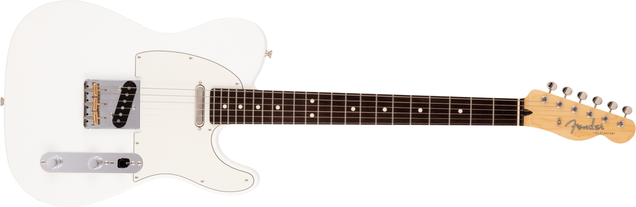 Fender Tele Hybrid Ii Jap 2s Ht Rw - Arctic White - E-Gitarre in Teleform - Main picture