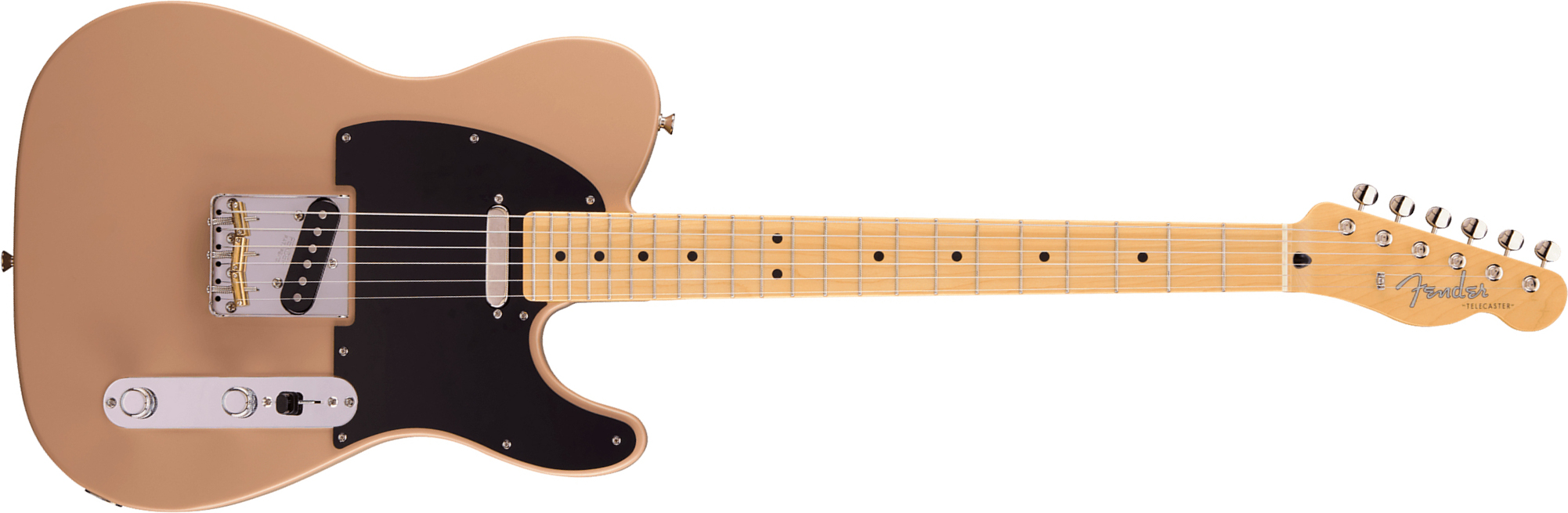 Fender Tele Hybrid Ii Mij Ltd Jap 2s Ht Mn - Sahara Taupe - E-Gitarre in Teleform - Main picture