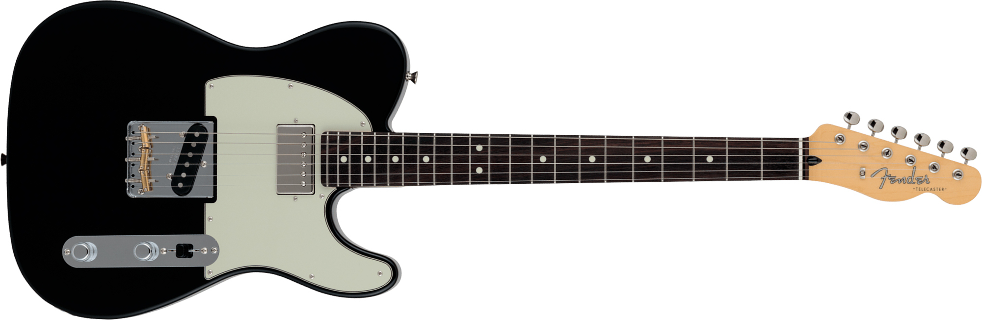 Fender Tele Hybrid Ii Mij Ltd Jap Sh Ht Rw - Black - E-Gitarre in Teleform - Main picture