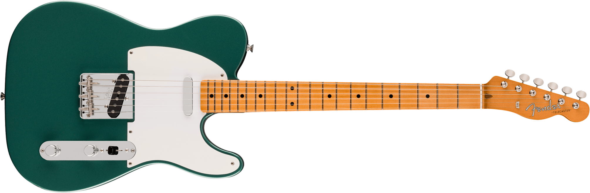 Fender Tele Late 50s Vintera 3 Mex 2s Ht Mn - Sherwood Green Metallic - E-Gitarre in Teleform - Main picture