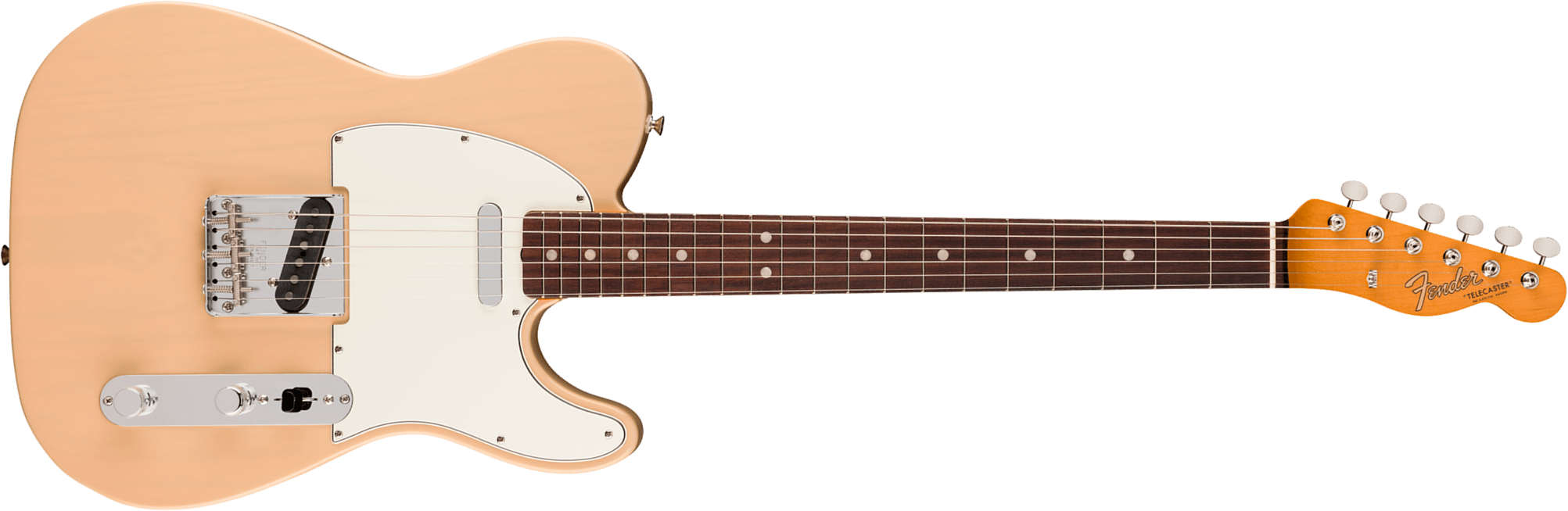 Fender Tele Mid 60s Vintera 3 Mex 2s Ht Mn - Vintage Blonde - E-Gitarre in Teleform - Main picture